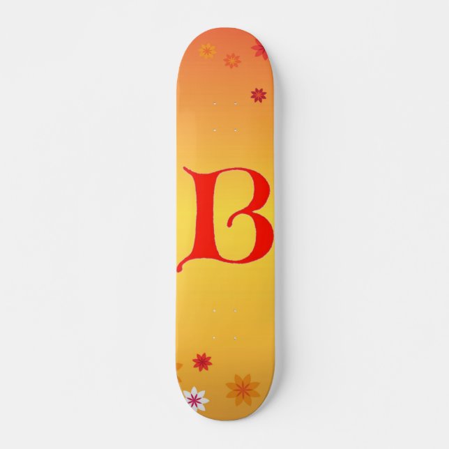Letter B Skateboard (Front)
