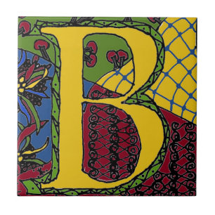 Letter B Tile