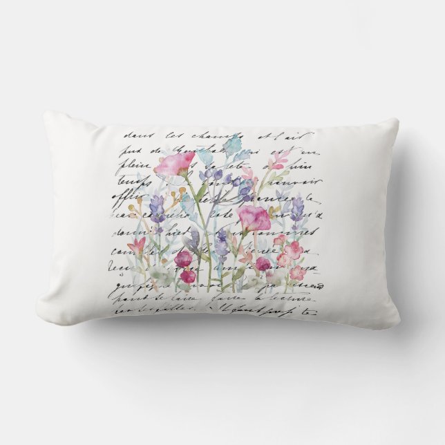 Letter by Design Throw Pillow by Sommer Hamilton (Front)