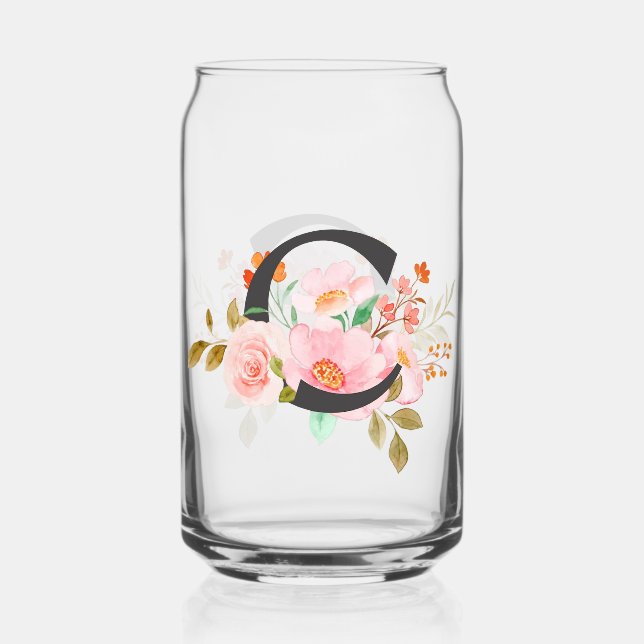 Letter C Can Glass (Front)