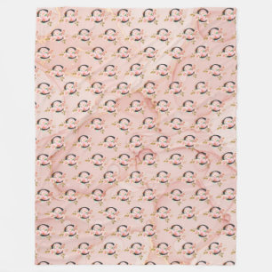 Letter C Fleece Blanket