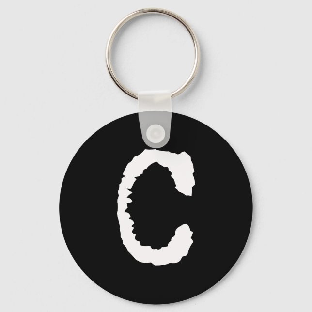 Letter C Key Ring (Front)