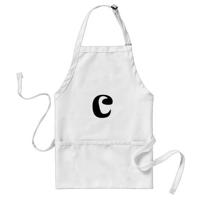 Letter C_large Standard Apron (Front)