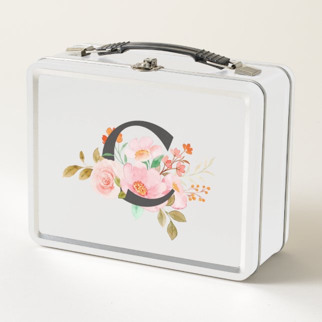 Letter C Metal Lunch Box (Front)