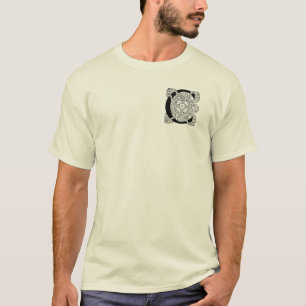 Letter C Monogram Vintage Celtic Knot Print T-Shirt