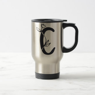 Letter C Travel Mug