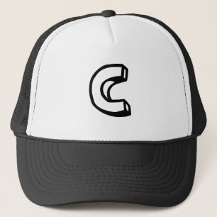 Letter C Trucker Hat