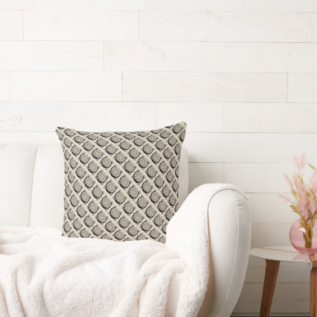 Letter C Vintage Celtic Knot Monogram Cushion (Couch)