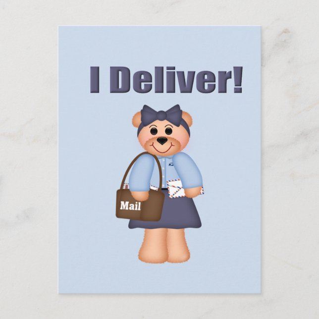 Letter Carrier Postcard (Front)