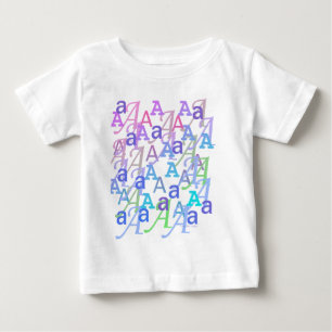 Letter Confetti "A" Baby T-Shirt