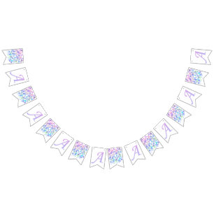 Letter Confetti "A" Bunting