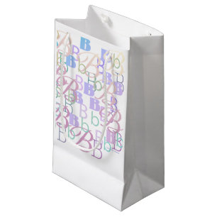 Letter Confetti "B" Small Gift Bag