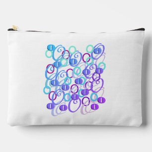 Letter Confetti "O" Accessory Pouch