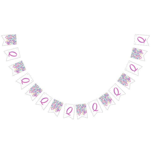 Letter Confetti "Q" Bunting (All)