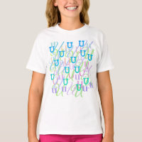 Letter Confetti "U"