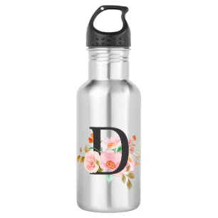 Letter D 532 Ml Water Bottle