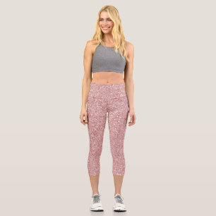 Letter D Capri Leggings