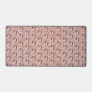Letter D Desk Mat