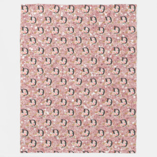 Letter D Fleece Blanket