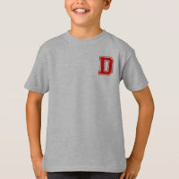 Letter D - Initial Name Alphabet Monogram