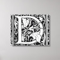 Letter D Mediaeval Monogram Art Nouveau