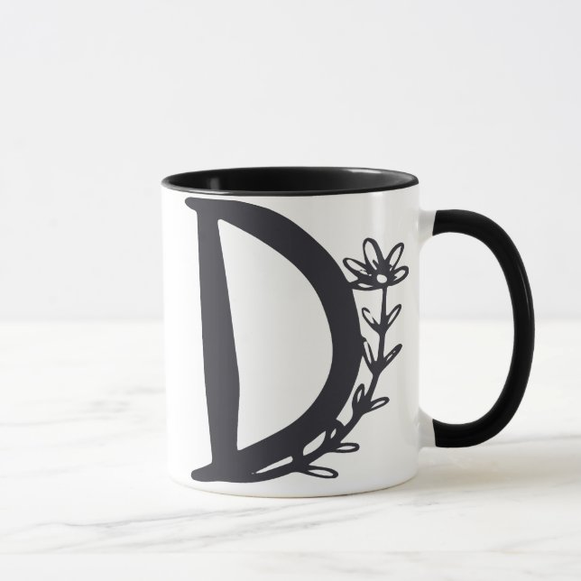 Letter D Mug (Right)