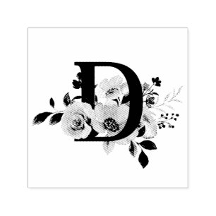 Letter D Self-inking Stamp