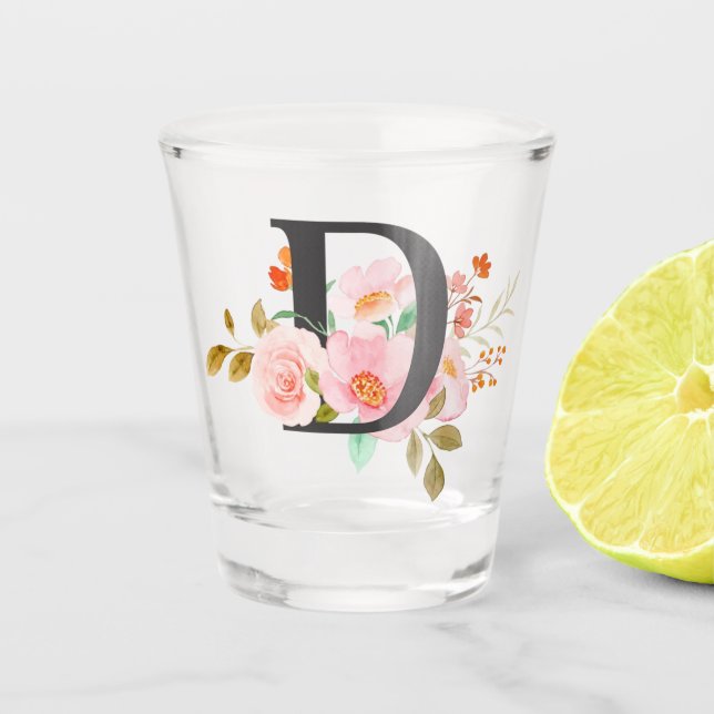 Letter D Shot Glass (Front)