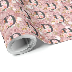 Letter D Wrapping Paper