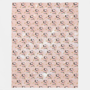 Letter E Fleece Blanket