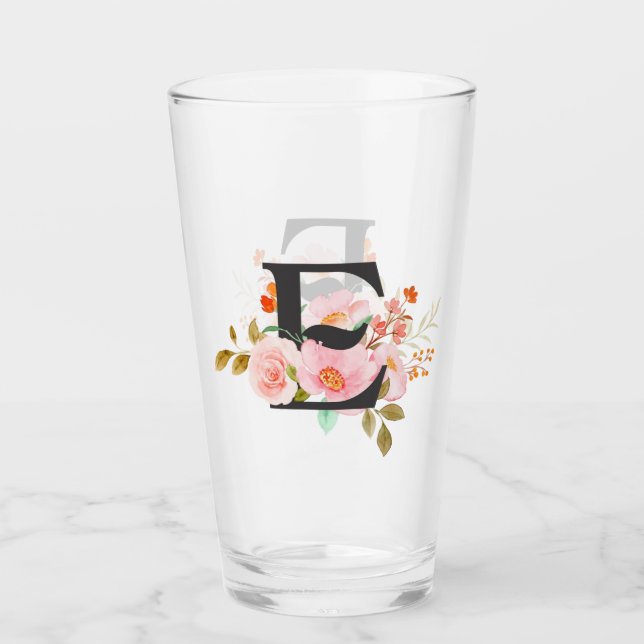 Letter E Glass (Front)