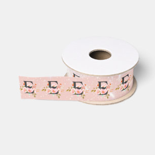Letter E Grosgrain Ribbon