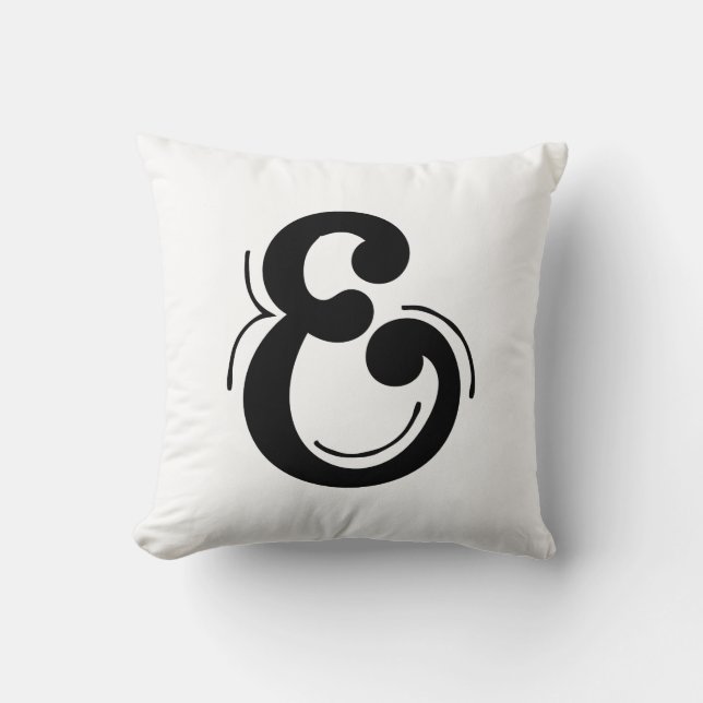 Letter E Initial Pillow (Front)