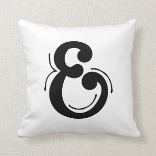Letter E Initial Pillow