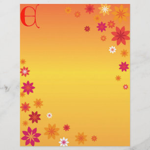 Letter E Letterhead