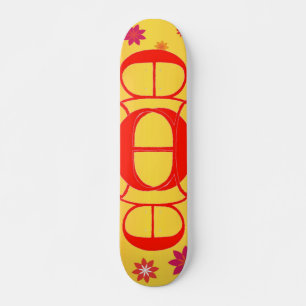 Letter E Skateboard