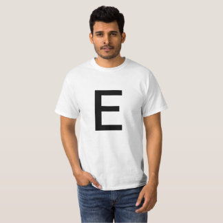 Letter E T-Shirt