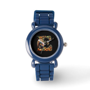 Letter E Thanksgiving style gift  Watch