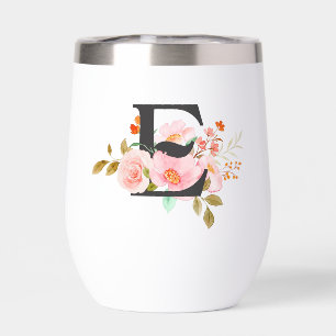 Letter E Thermal Wine Tumbler