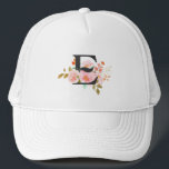 Letter E Trucker Hat<br><div class="desc">🖤</div>