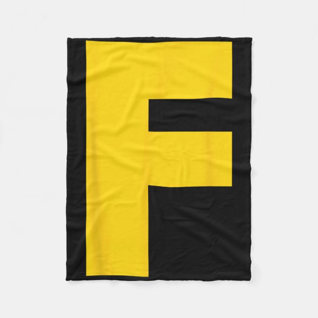 Letter F Chipmunk Group Matching Halloween Costume Fleece Blanket (Front)