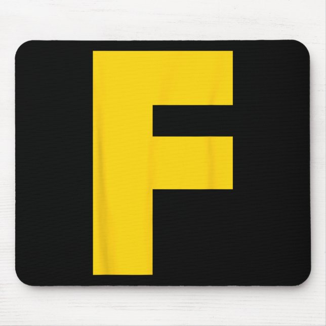 Letter F Chipmunk Group Matching Halloween Costume Mouse Pad (Front)