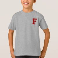 Letter F - Initial Name Alphabet Monogram