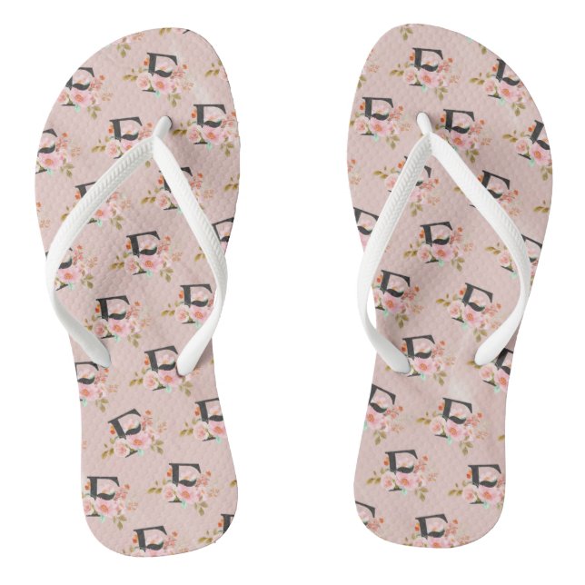 Letter F Jandals (Footbed)