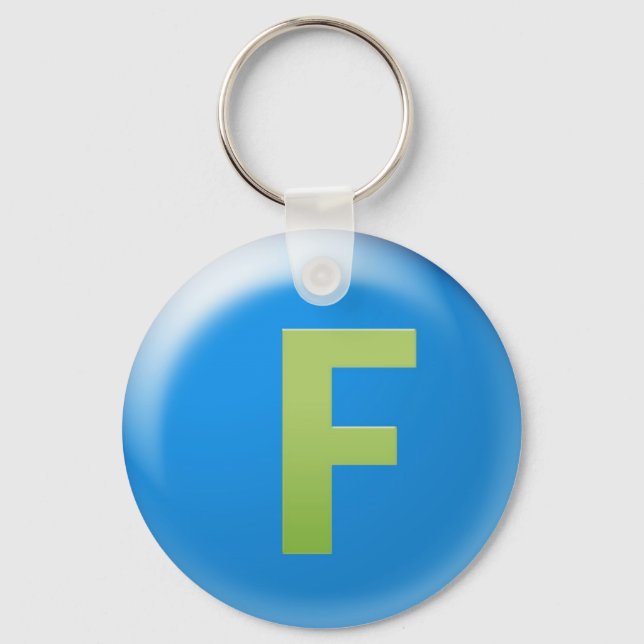 Letter F Key Ring (Front)