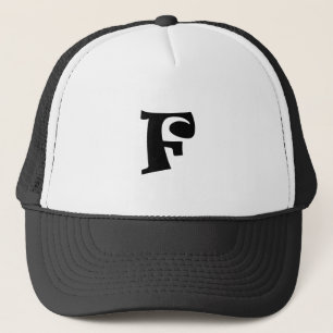 Letter F_large Trucker Hat