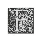 Letter F Mediaeval Monogram Art Nouveau