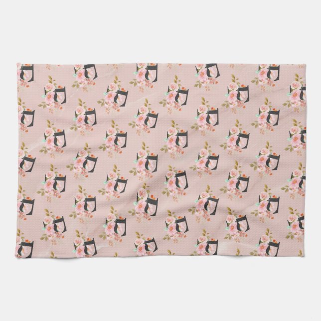 Letter F Tea Towel (Horizontal)