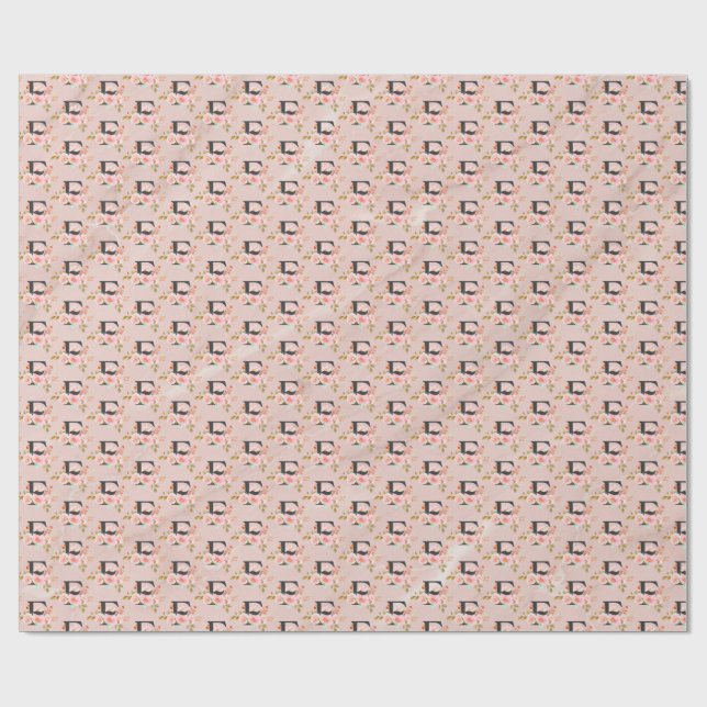 Letter F Wrapping Paper (Flat)