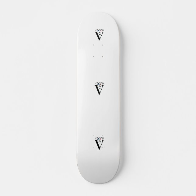 Letter Face Skateboard (Front)